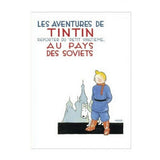 POSTER COVER: #01 - Tintin Au Pays Des Soviets