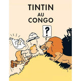 POSTER COVER: #02 - Tintin Au Congo (Colour)