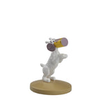 FIGURINE RESIN: Snowy In A Can